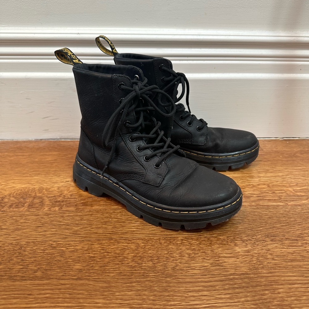 Dr. Martens Black Leather Boots